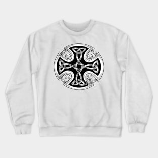 Celtic Cross of St. Brynach from Nevern, Wales Crewneck Sweatshirt